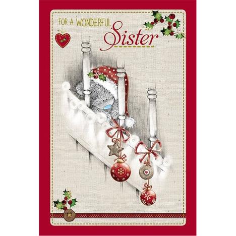Wonderful Sister Me to You Bear Christmas Card £3.59